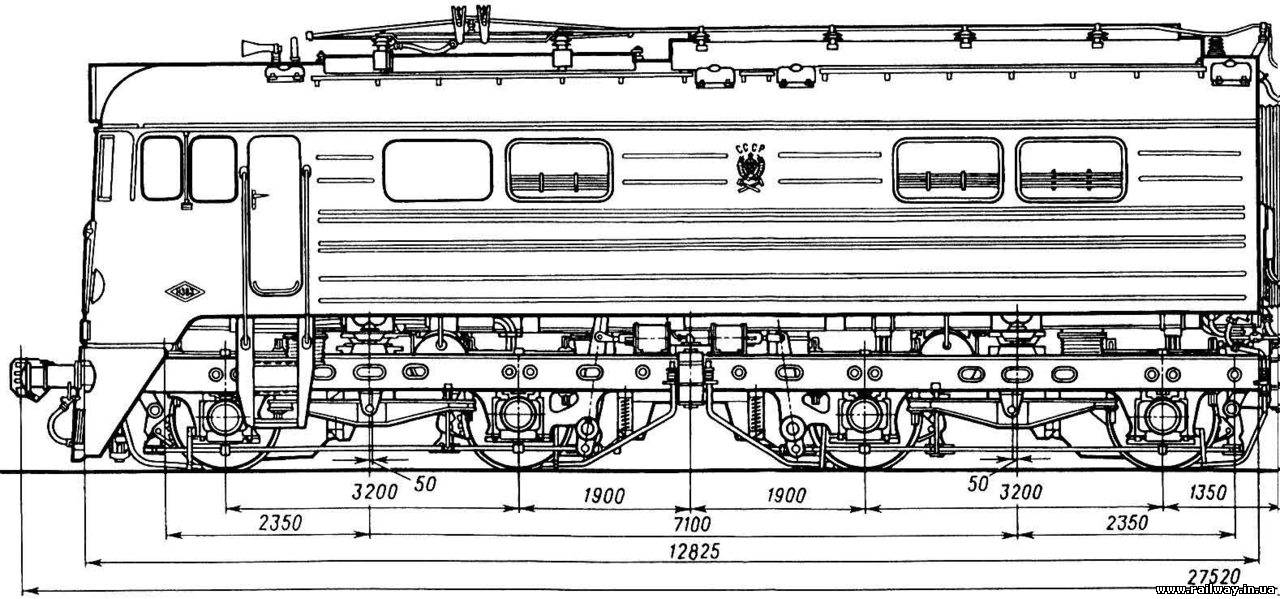 Вл80 электровоз чертежи