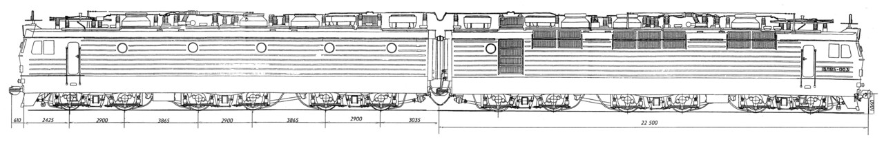 Чертеж электровоза вл11
